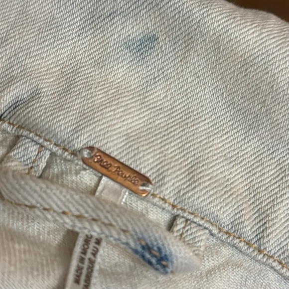 Free people / Light  denim size extra, small, jean jacket excellent condition - Picture 5 of 5